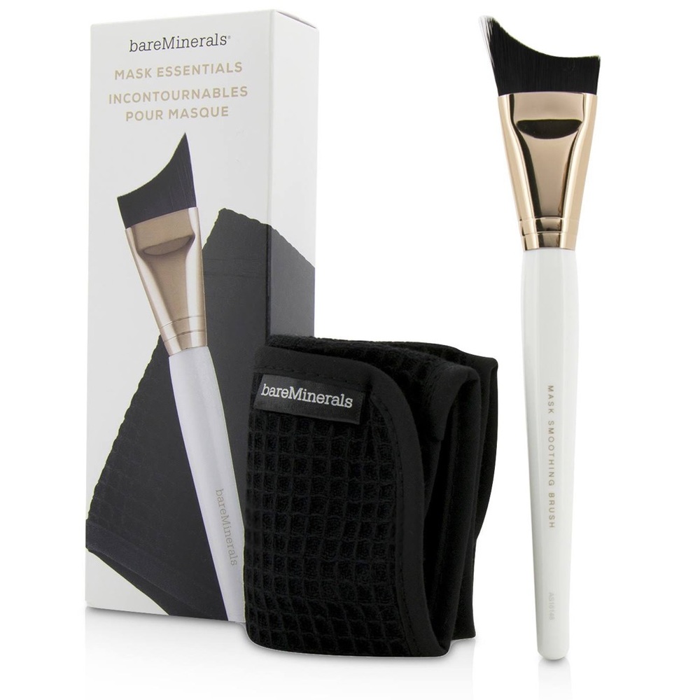 new bareMinerals ㋛ Beauty Mask Essentials Set ㋛ Product Brush + Cleaning Cloth ㋛